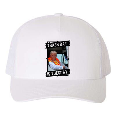 Trump Garbage Truck Trash Day Is Tuesday Yupoong Adult 5-Panel Trucker Hat