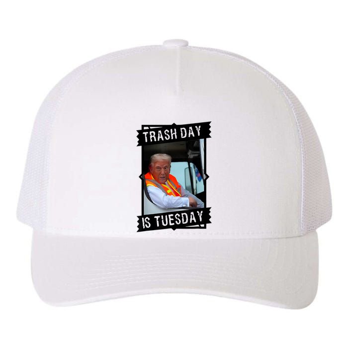 Trump Garbage Truck Trash Day Is Tuesday Yupoong Adult 5-Panel Trucker Hat