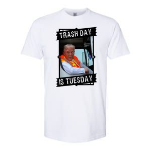 Trump Garbage Truck Trash Day Is Tuesday Softstyle CVC T-Shirt