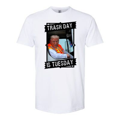 Trump Garbage Truck Trash Day Is Tuesday Softstyle CVC T-Shirt