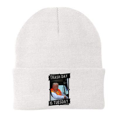 Trump Garbage Truck Trash Day Is Tuesday Knit Cap Winter Beanie