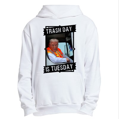 Trump Garbage Truck Trash Day Is Tuesday Urban Pullover Hoodie