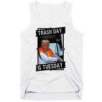 Trump Garbage Truck Trash Day Is Tuesday Tank Top