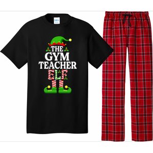 The Gym Teacher Elf Gift Funny Christmas Family Matching Gift Pajama Set