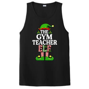 The Gym Teacher Elf Gift Funny Christmas Family Matching Gift PosiCharge Competitor Tank