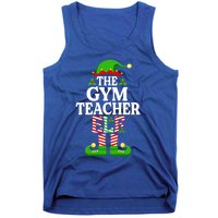 The Gym Teacher Elf Gift Funny Christmas Family Matching Gift Tank Top