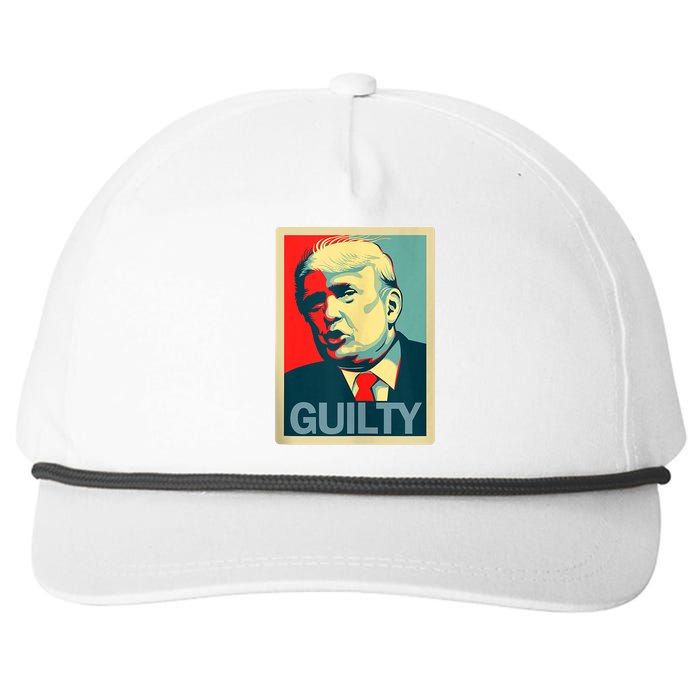 Trump Guilty Trump Convict Apparel Snapback Five-Panel Rope Hat