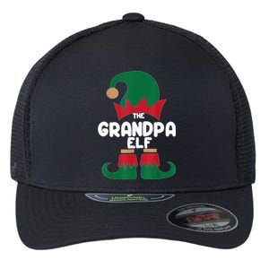 The Grandpa The Dog Dad Elf Christmas Shirts Matching Family Flexfit Unipanel Trucker Cap