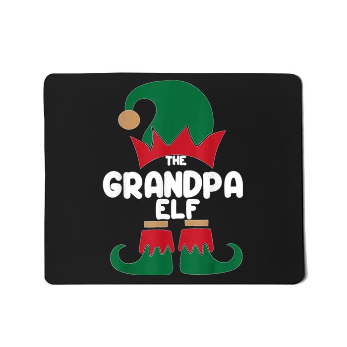 The Grandpa The Dog Dad Elf Christmas Shirts Matching Family Mousepad