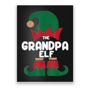 The Grandpa The Dog Dad Elf Christmas Shirts Matching Family Poster