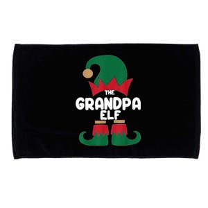 The Grandpa The Dog Dad Elf Christmas Shirts Matching Family Microfiber Hand Towel