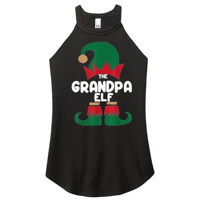 The Grandpa The Dog Dad Elf Christmas Shirts Matching Family Women’s Perfect Tri Rocker Tank