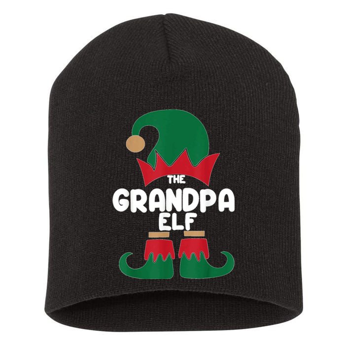 The Grandpa The Dog Dad Elf Christmas Shirts Matching Family Short Acrylic Beanie