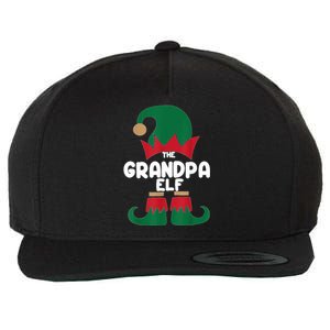 The Grandpa The Dog Dad Elf Christmas Shirts Matching Family Wool Snapback Cap