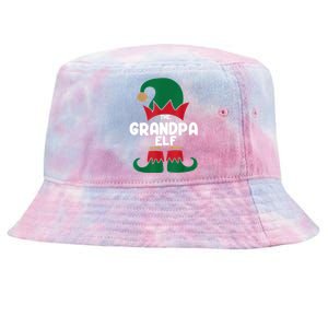 The Grandpa The Dog Dad Elf Christmas Shirts Matching Family Tie-Dyed Bucket Hat