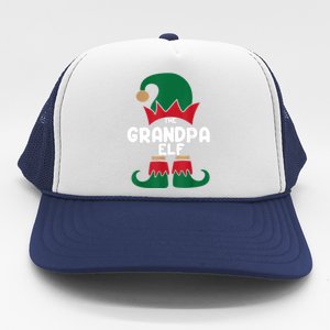 The Grandpa The Dog Dad Elf Christmas Shirts Matching Family Trucker Hat