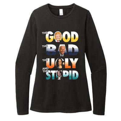 The Good Trump The Bad Biden The Good The Bad The Ugly Womens CVC Long Sleeve Shirt