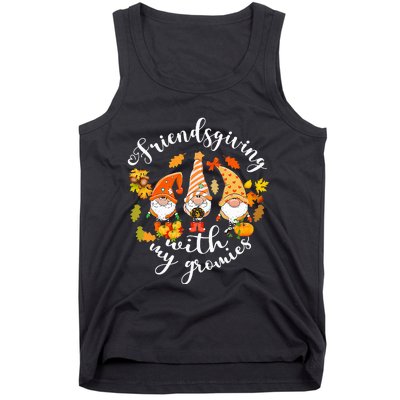 Thanksgiving Gnome Trio Celebrating Friendsgiving Tank Top