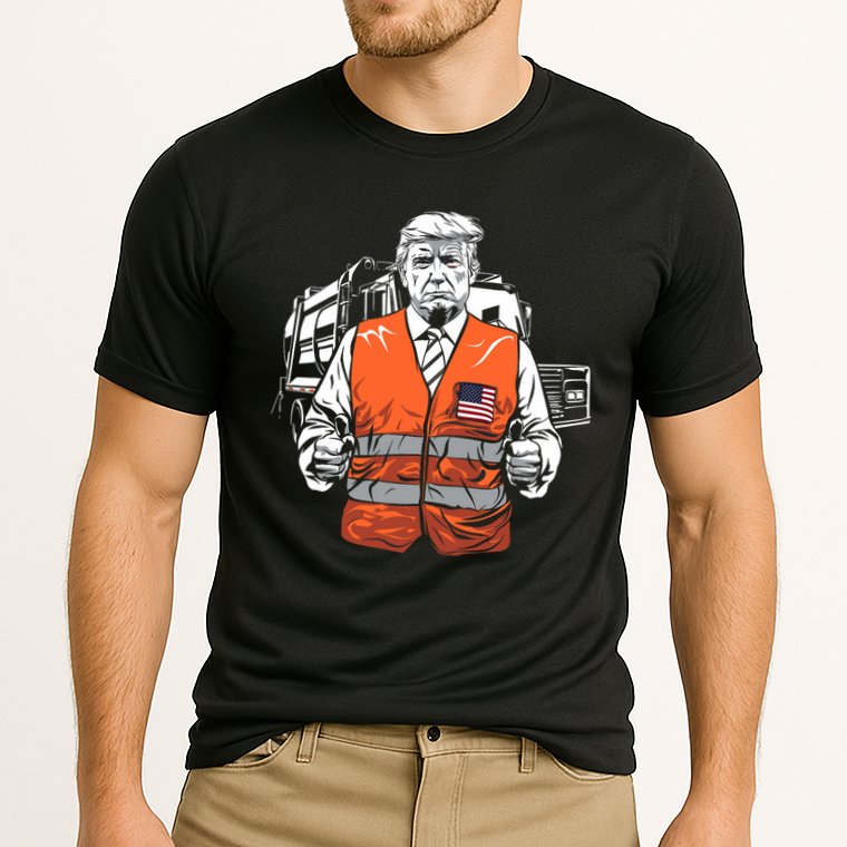 Trump Garbage Truck Vest Cooling Performance Crew T-Shirt