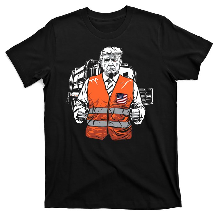 Trump Garbage Truck Vest T-Shirt