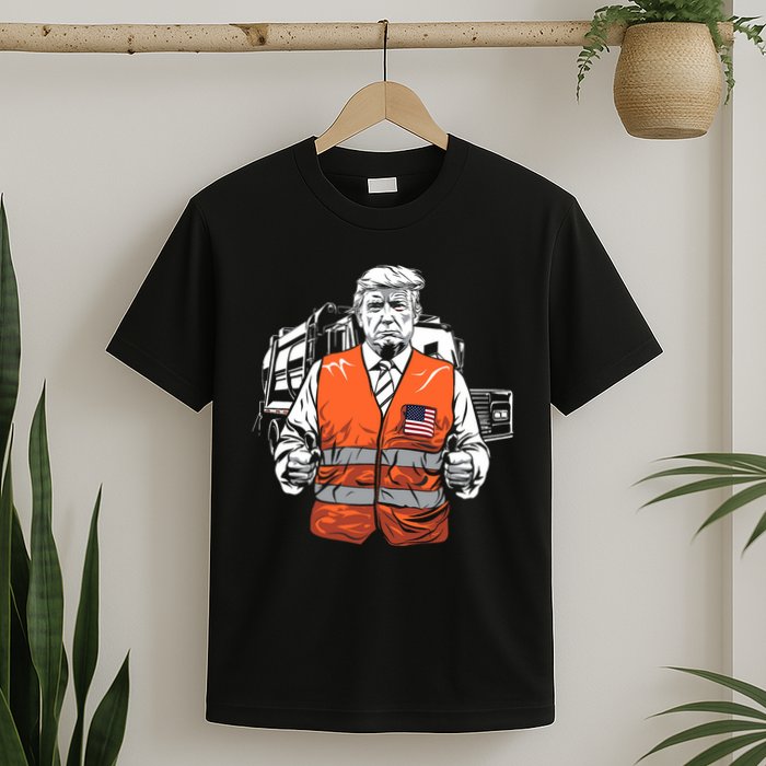 Trump Garbage Truck Vest T-Shirt