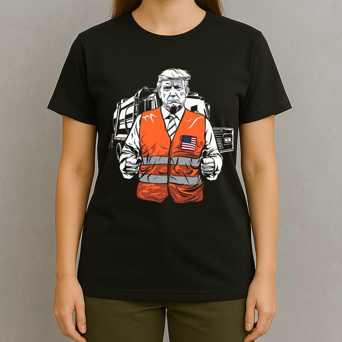 Trump Garbage Truck Vest T-Shirt