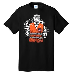 Trump Garbage Truck Vest Tall T-Shirt