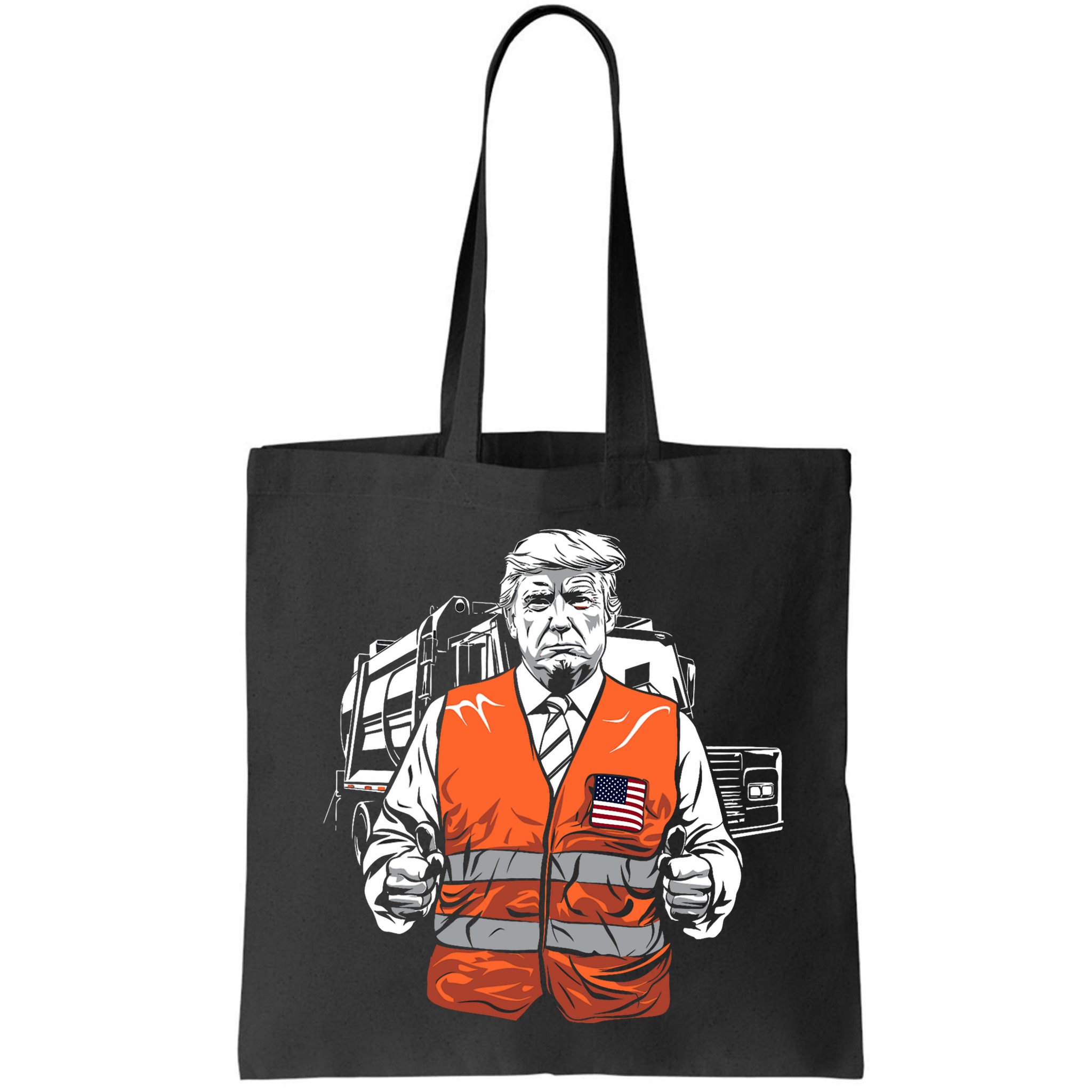 Trump Garbage Truck Vest Bag