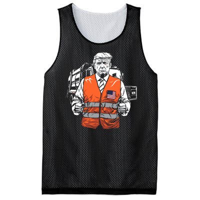 Trump Garbage Truck Vest Mesh Reversible Basketball Jersey Tank