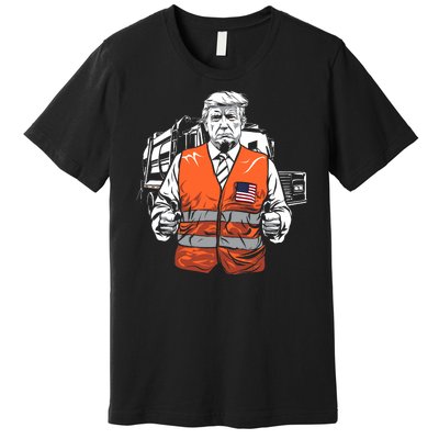 Trump Garbage Truck Vest Premium T-Shirt