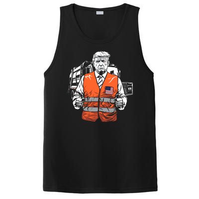 Trump Garbage Truck Vest PosiCharge Competitor Tank