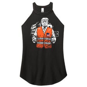 Trump Garbage Truck Vest Women's Perfect Tri Rocker Tank