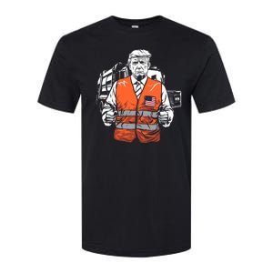 Trump Garbage Truck Vest Softstyle CVC T-Shirt