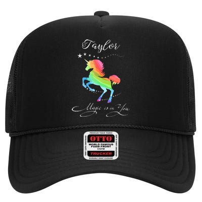 Taylor Gift Taylor High Crown Mesh Back Trucker Hat