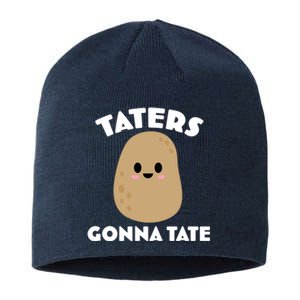 Taters Gonna Tate Funny Sustainable Beanie