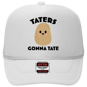 Taters Gonna Tate Funny High Crown Mesh Back Trucker Hat