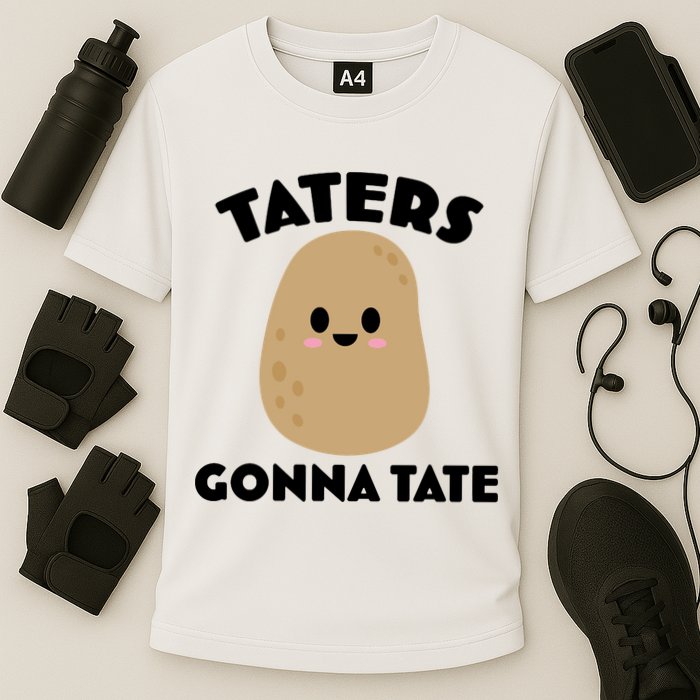 Taters Gonna Tate Funny Cooling Performance Crew T-Shirt