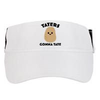 Taters Gonna Tate Funny Adult Drive Performance Visor