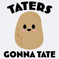 Taters Gonna Tate Funny Flatbill Hat