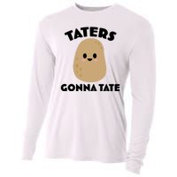 Taters Gonna Tate Funny Cooling Performance Long Sleeve Crew