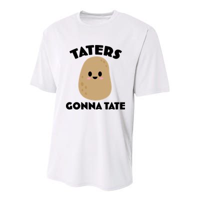 Taters Gonna Tate Funny Youth Performance Sprint T-Shirt
