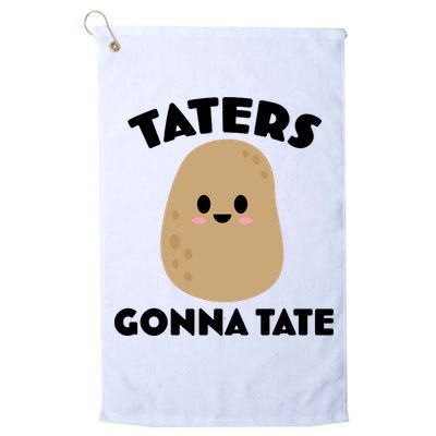 Taters Gonna Tate Funny Golf Towel