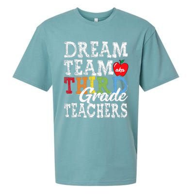 Third Grade Teachers Tee Dream Team Aka 3rd Grade Teachers Sueded Cloud Jersey T-Shirt