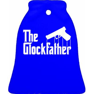 The Glockfather Ceramic Bell Ornament