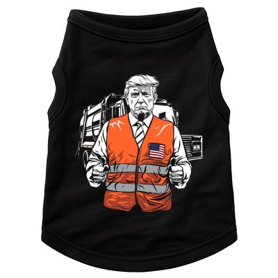 Trump Garbage Truck Vest Doggie Tank