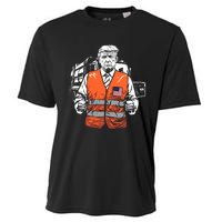 Trump Garbage Truck Vest Cooling Performance Crew T-Shirt