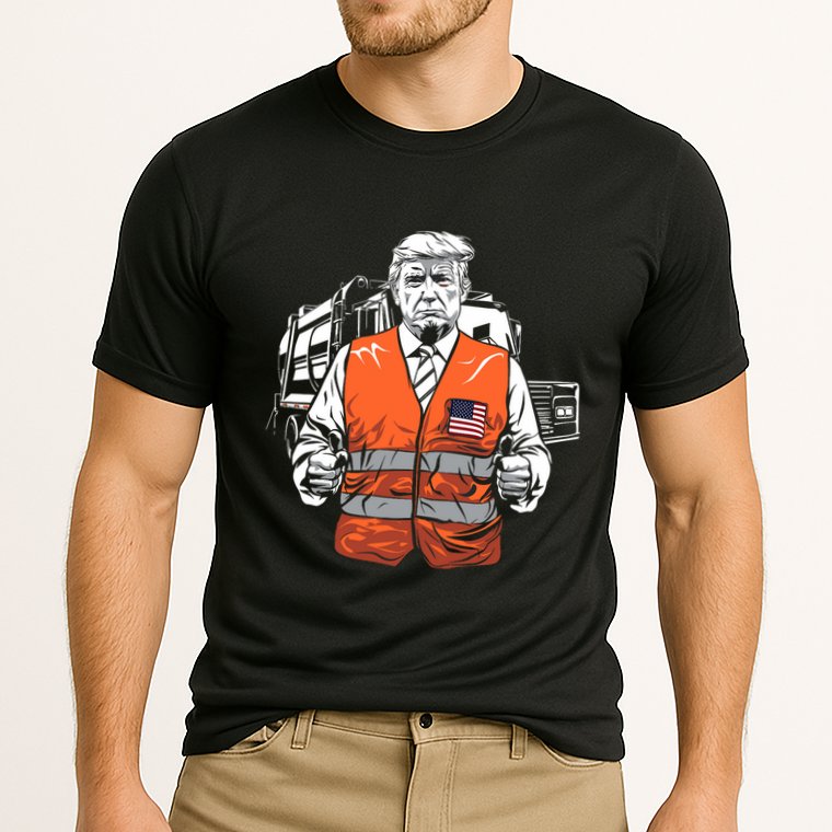 Trump Garbage Truck Vest Cooling Performance Crew T-Shirt