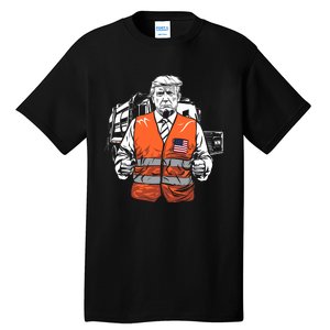 Trump Garbage Truck Vest Tall T-Shirt