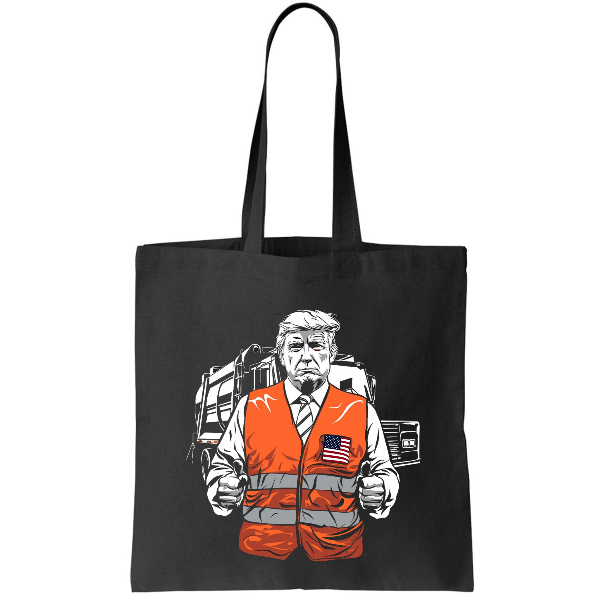 Trump Garbage Truck Vest Bag