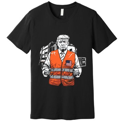 Trump Garbage Truck Vest Premium T-Shirt